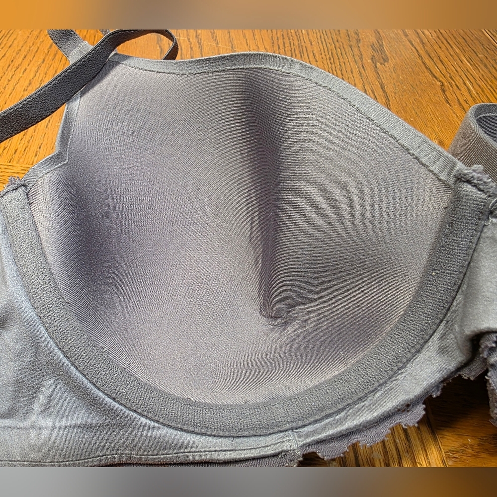 Arie Real Sunnie Full Coverage Underwire Padded Bra Purple Gray Size 34D - Picture 6 of 12
